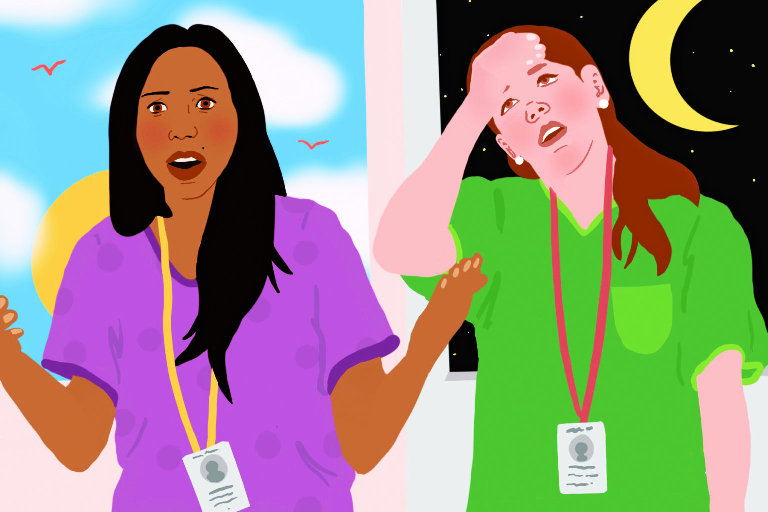 Night shift nurse sbart grossplate